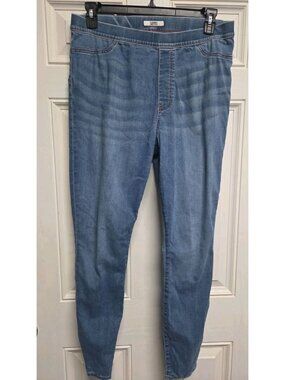 Tommy Jeans Womens Blue Jeans Pull On Leggings Size Large